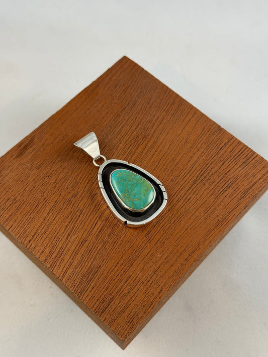 Royston Turquoise Shadowbox Pendant